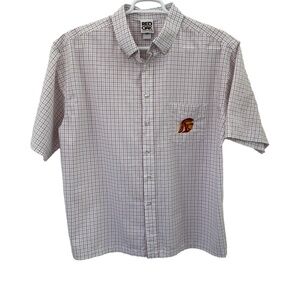Tommy Trojan USC Short‎ Sleeve Button-Down Shirt – Extra Large